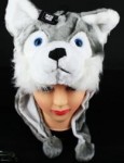 Animal hatt/lue til barn, Ulv