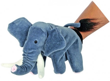 Hånddukke Elefant