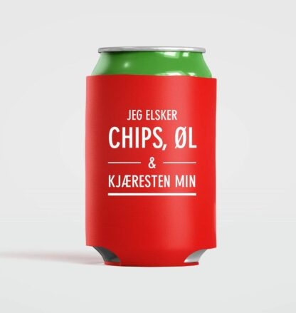 Bokskjøler, chips, øl og kjæresten
